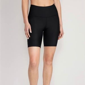 Black biker shorts